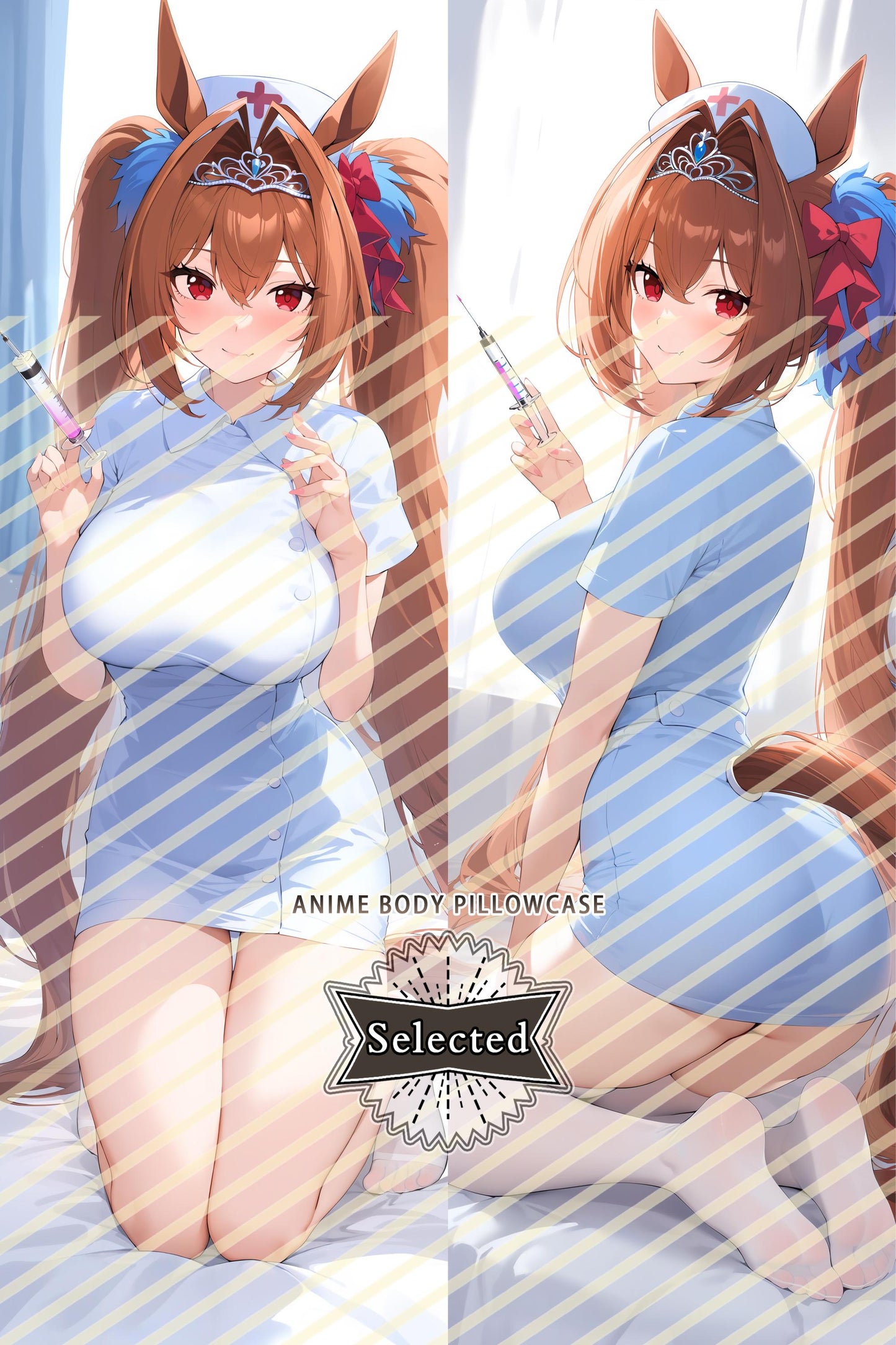 Umamusume: Pretty Derby Daiwa Scarlet Split legs pillow