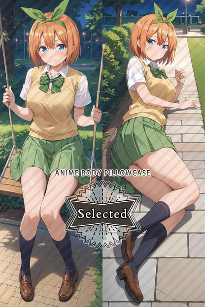 The Quintessential Quintuplets / 5toubun no hanayome Nakano Yotsuba Split legs pillow Custom Dakimakura Body Pillows