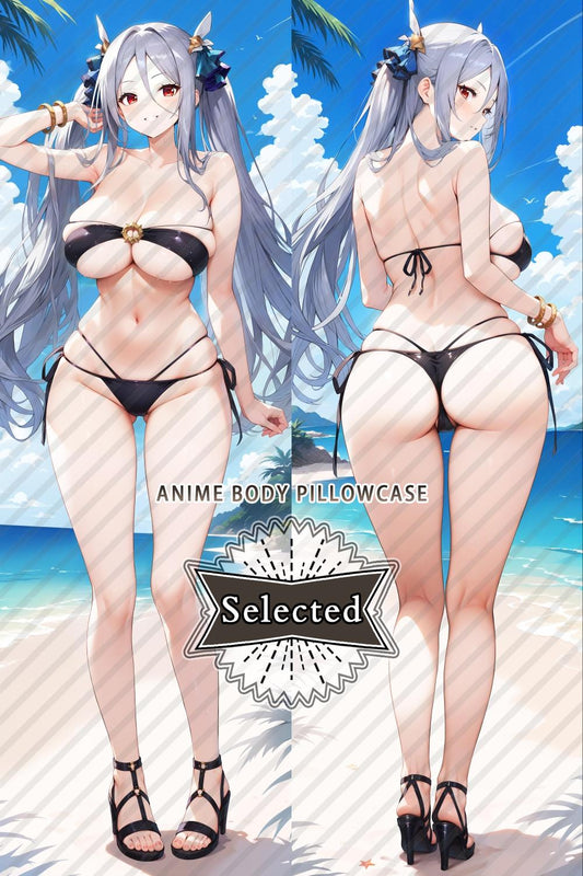 BROWN DUST Beach Vacation Morpeah Split legs pillow Custom Dakimakura Body Pillows