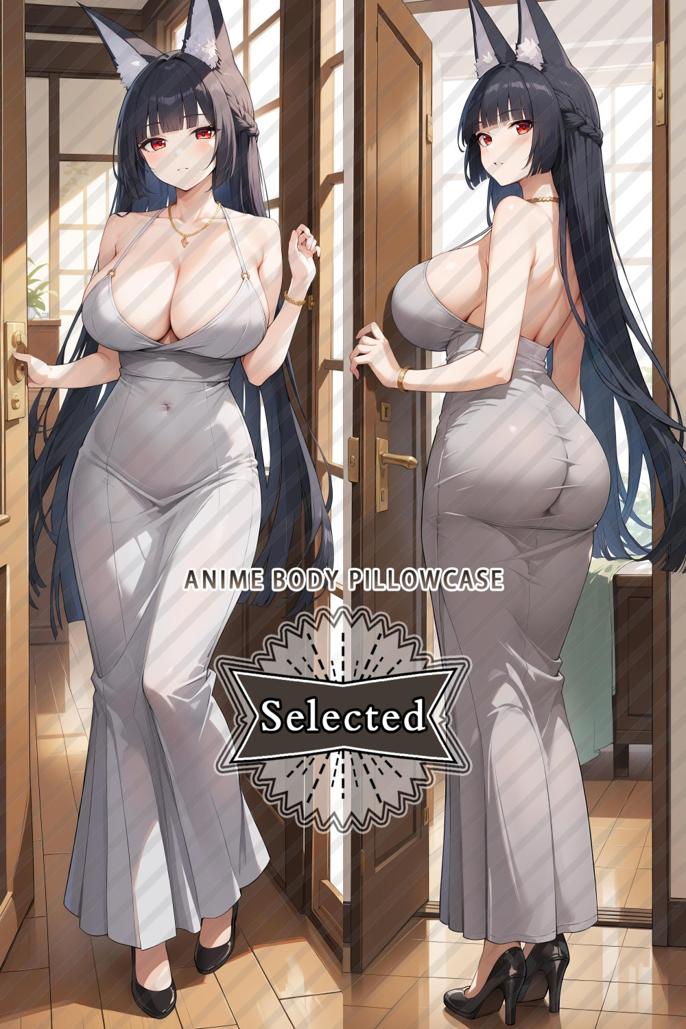 Zenless Zone Zero Hoshimi Miyabi Split legs pillow Custom Dakimakura Body Pillows