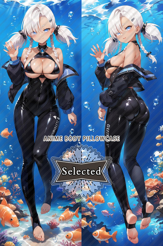 Azur Lane USS Herring Split legs pillow Custom Dakimakura Body Pillows