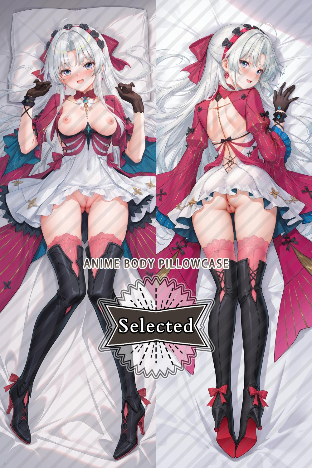 Wuthering Waves Carlotta anime Split legs pillow Custom Dakimakura Body Pillows