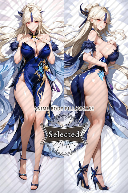 Genshin-Ningguang anime Split legs pillow Custom Dakimakura Body Pillows