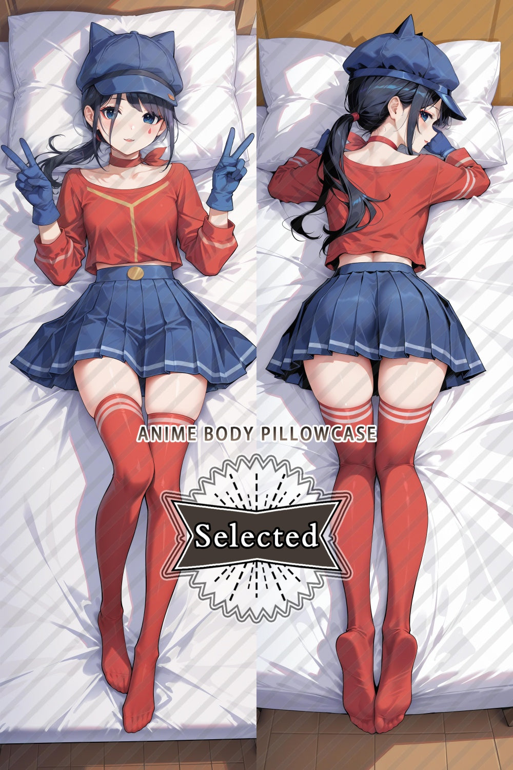 MiSide Mita anime Split legs pillow Custom Dakimakura Body Pillows