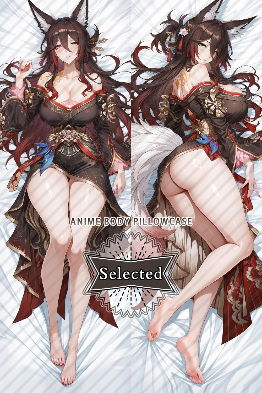 Honkai Series Tingyun anime Split legs pillow Custom Dakimakura Body Pillows