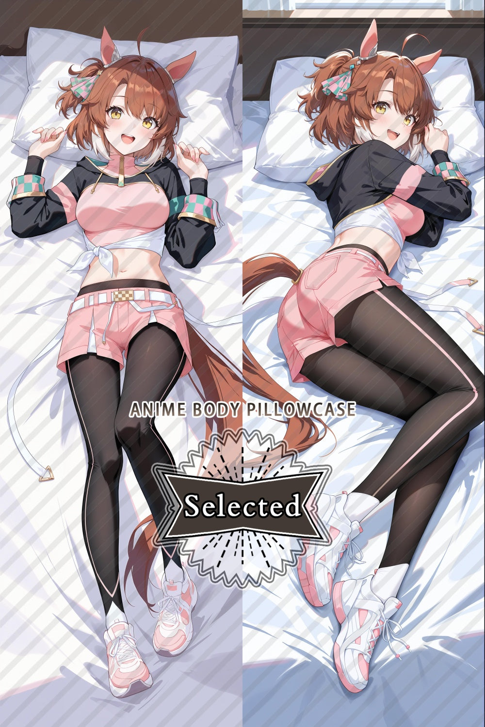 Pretty Derby Dantsu Flame anime Split legs pillow Custom Dakimakura Body Pillows