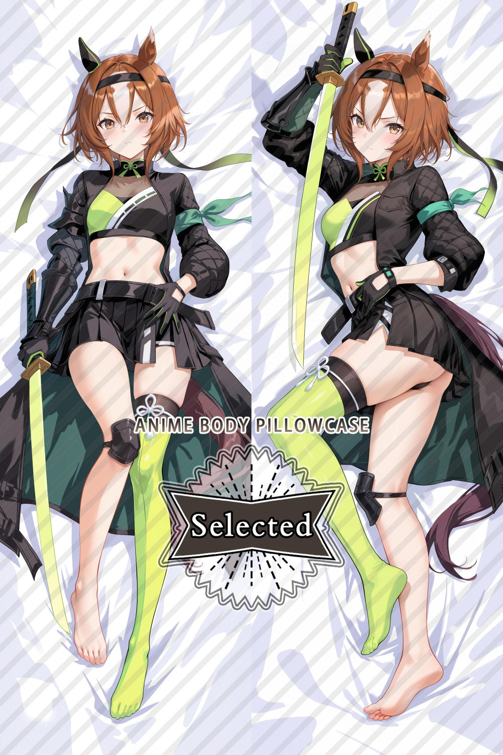 Pretty Derby Yaeno Muteki anime Split legs pillow Custom Dakimakura Body Pillows