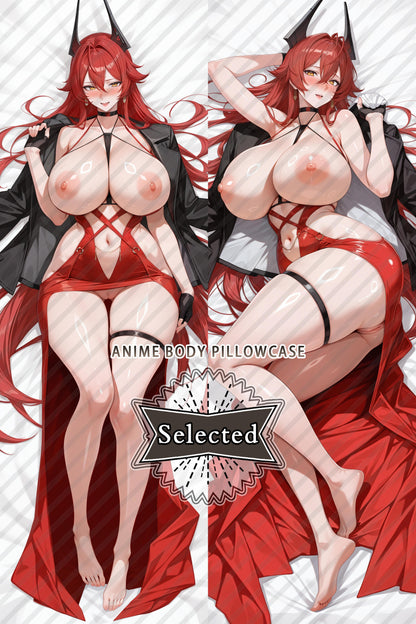 GODDESS OF VICTORY: NIKKE Red Hood anime Split legs pillow Custom Dakimakura Body Pillows