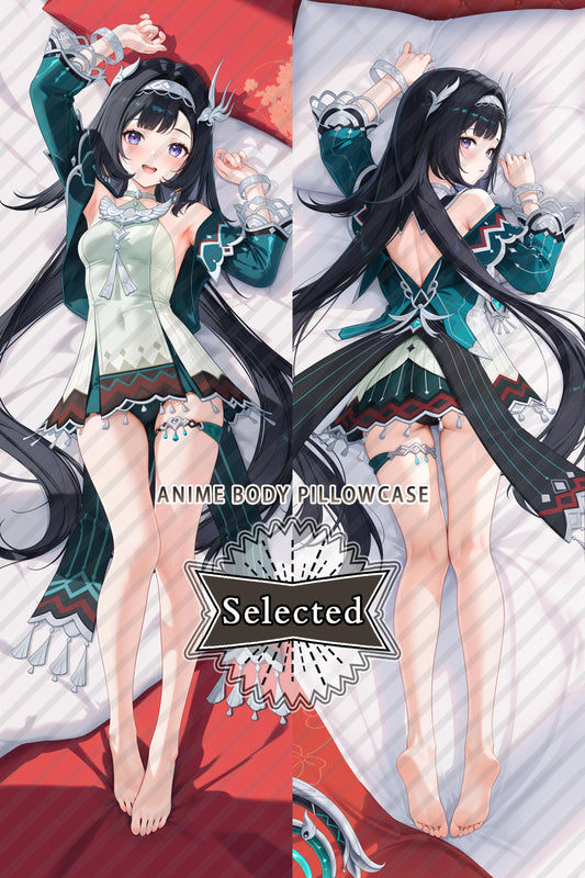 Genshin Impact Lan Yan anime Split legs pillow Custom Dakimakura Body Pillows