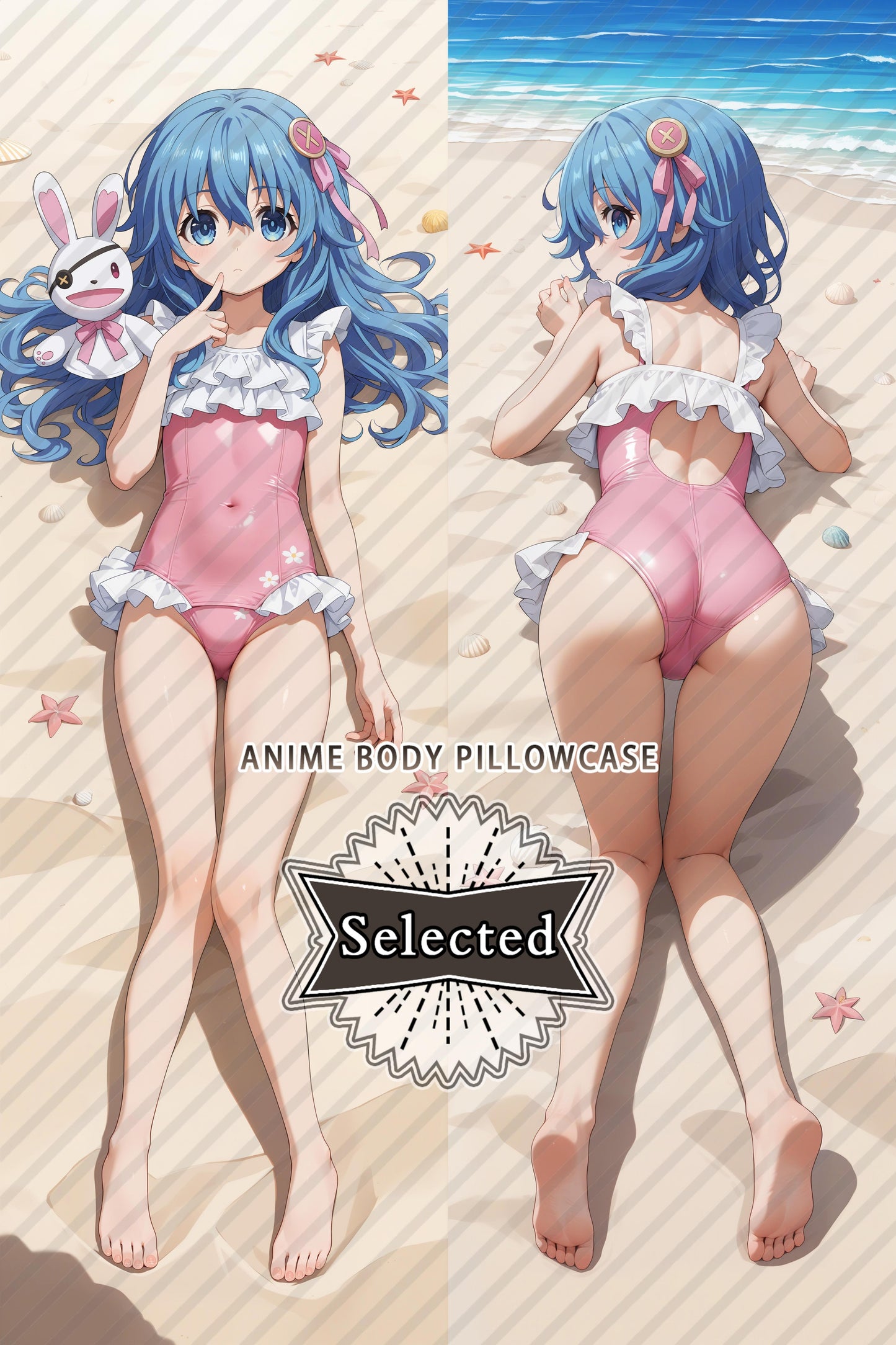 Date A Live Himekawa Yoshino anime Split legs pillow Custom Dakimakura Body Pillows