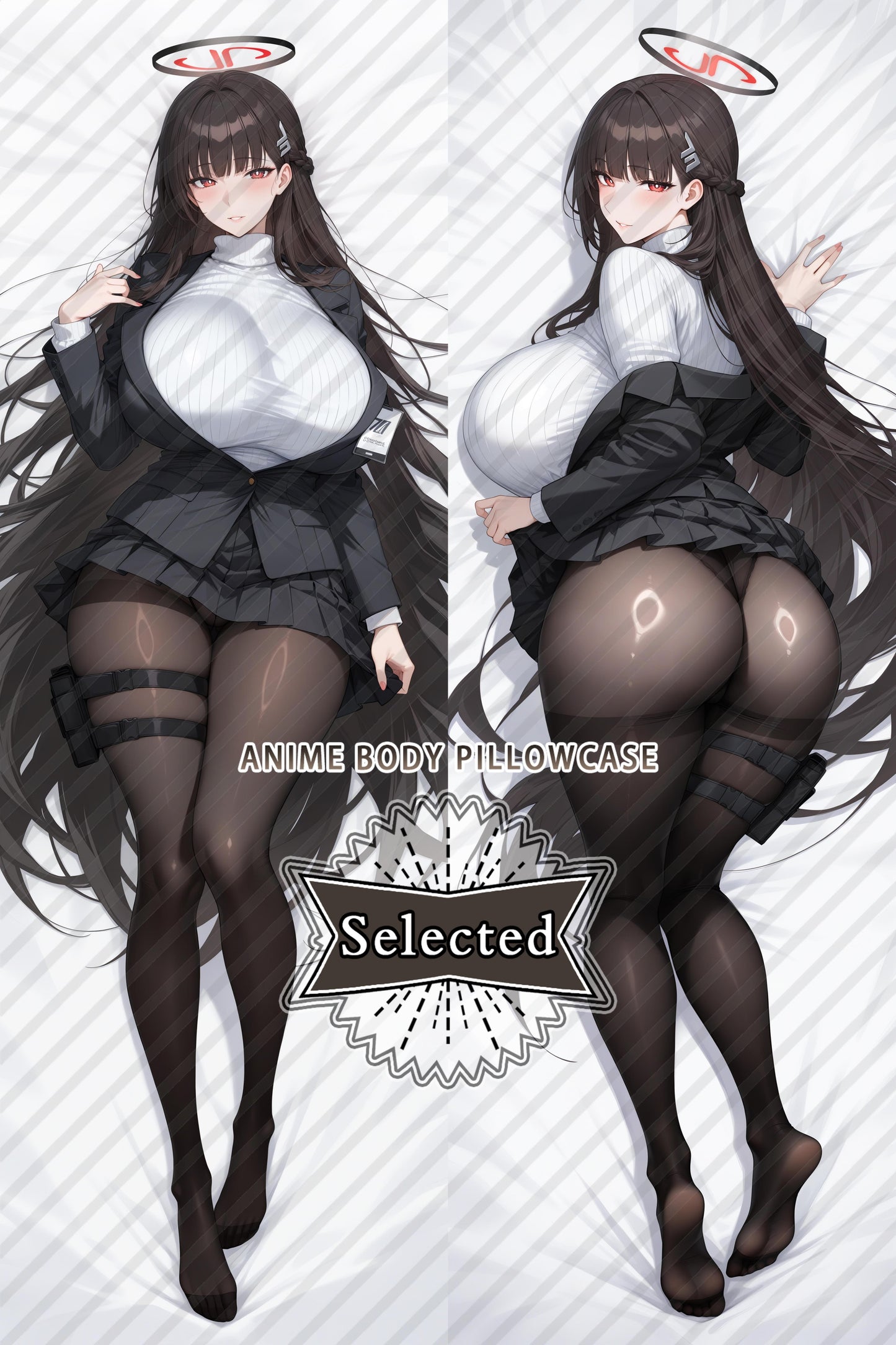 Blue Archive Rio anime Split legs pillow Custom Dakimakura Body Pillows