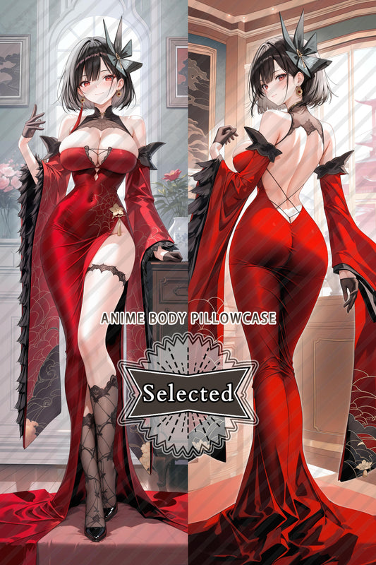 Azur Lane Chien Wu anime Split legs pillow Custom Dakimakura Body Pillows