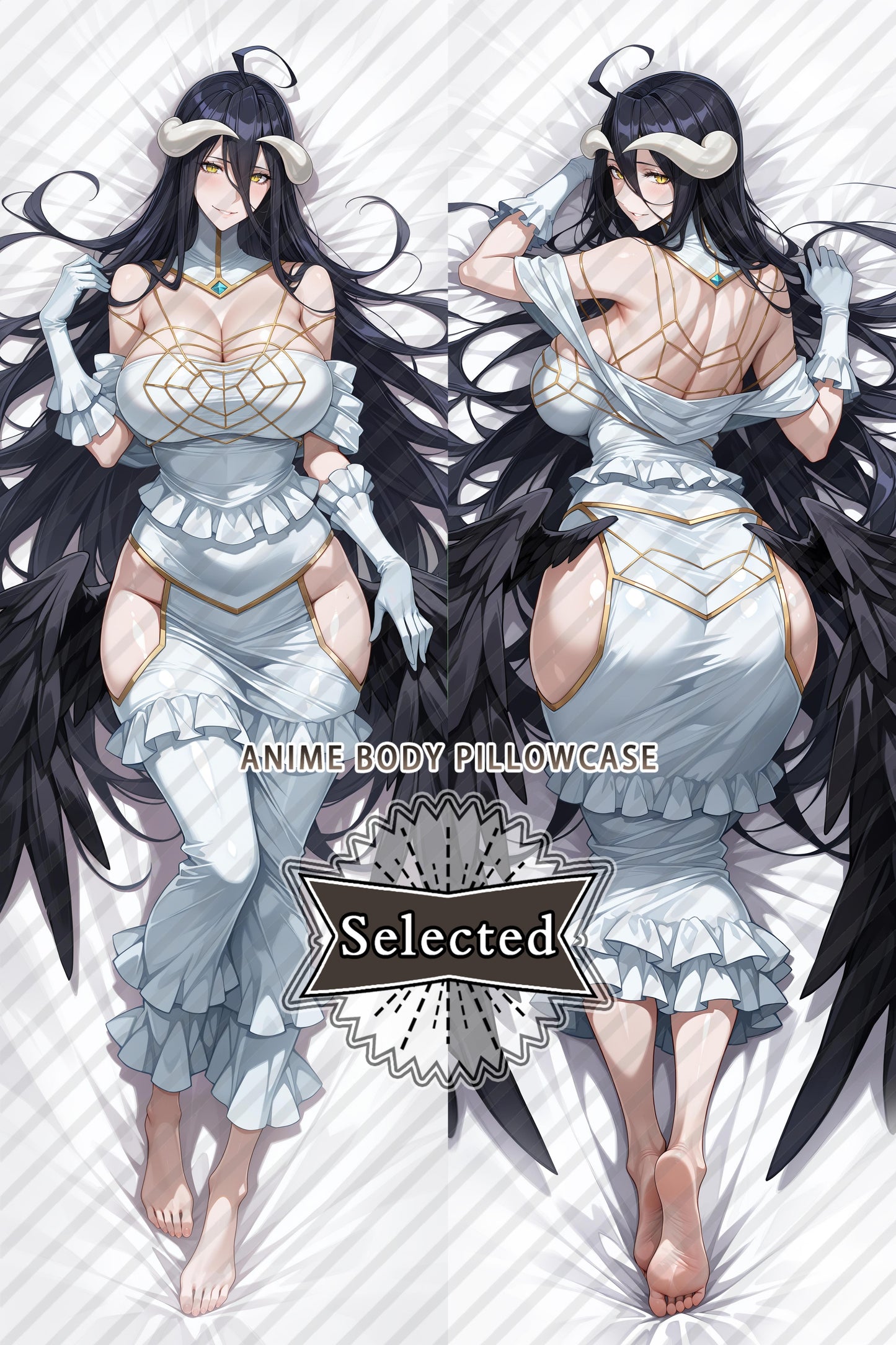 OVERLORD Albedo anime Split legs pillow Custom Dakimakura Body Pillows