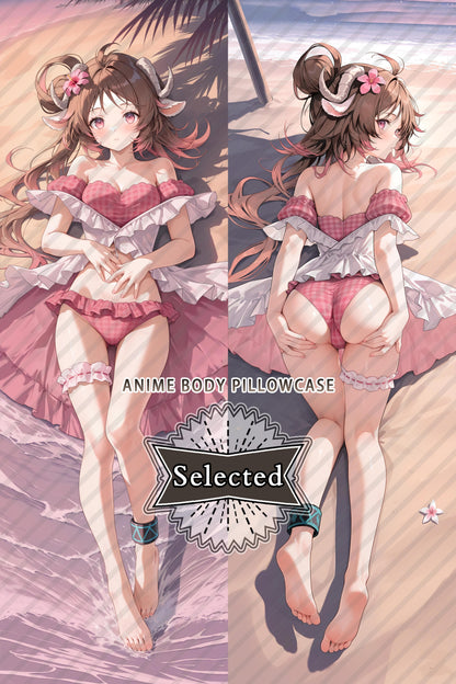 Arknights Eyjafjalla anime Split legs pillow Custom Dakimakura Body Pillows