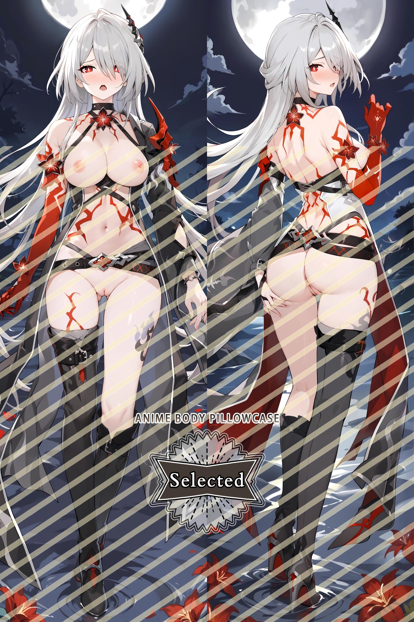 Honkai Series Raiden Bosenmori Mei Split legs pillow Custom Dakimakura Body Pillows