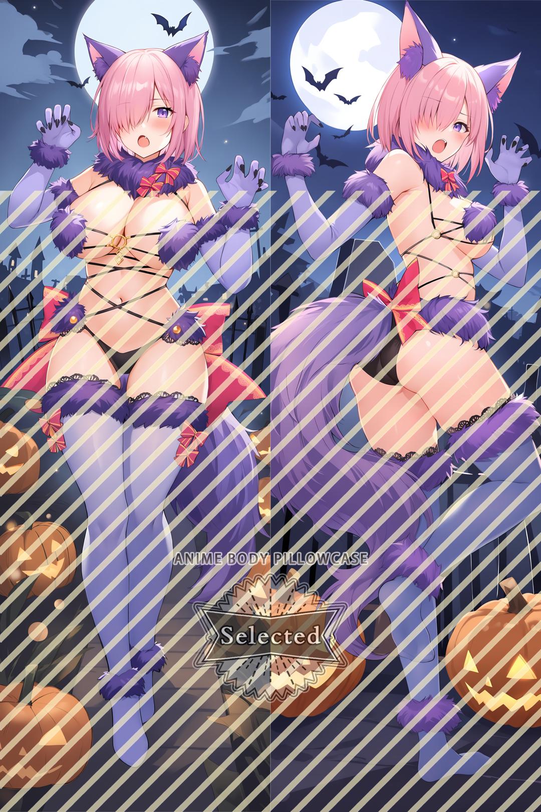 Fate Mash Kyrielight Split legs pillow Custom Dakimakura Body Pillows