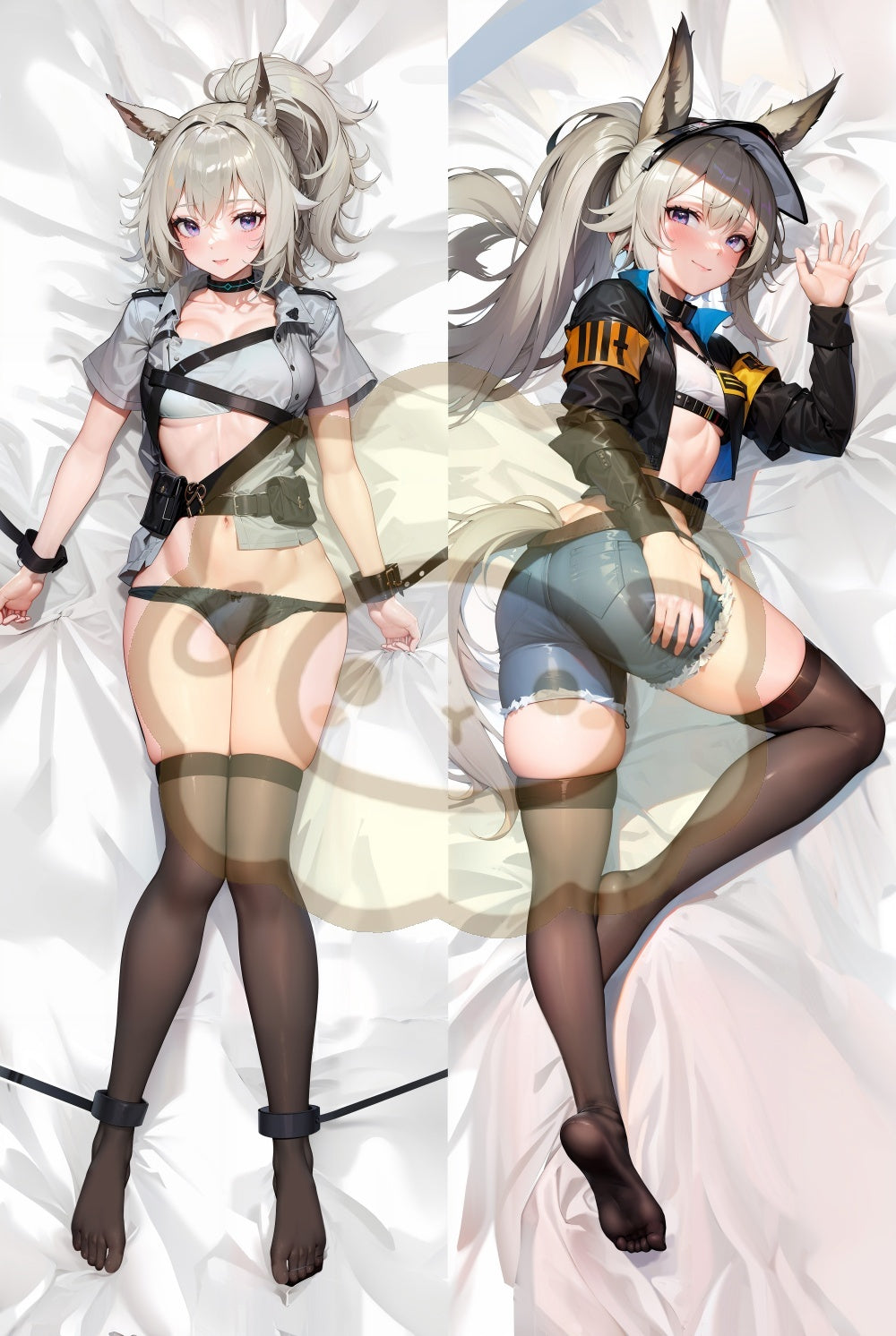 Arknights Grani Furry Split legs pillow Custom Dakimakura Body Pillows