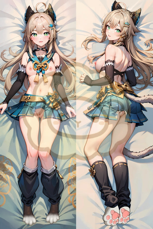 Genshin-Kirara Split legs pillow Custom Dakimakura Body Pillows