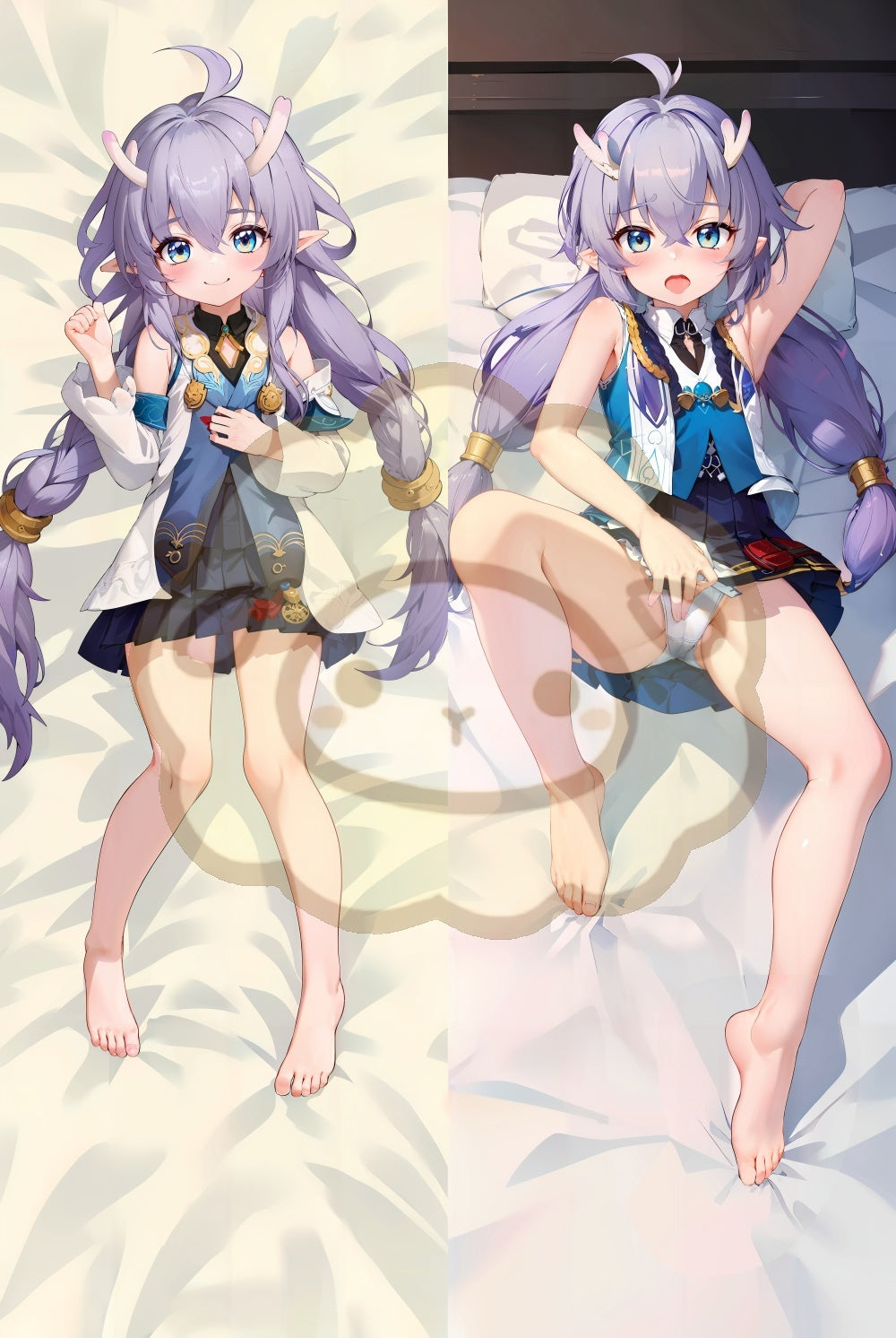 Honkai Series Bailu Hugging body pillow