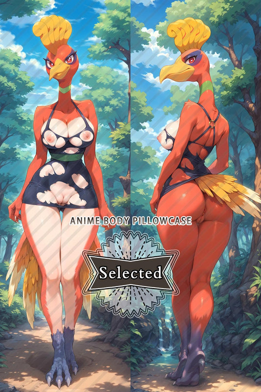 Pokémon Ho-Oh Furry Hugging body pillow Custom Dakimakura Body Pillows