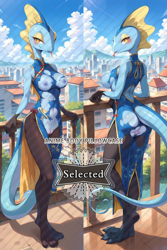 Pokémon Inteleon Furry Split legs pillow Custom Dakimakura Body Pillows