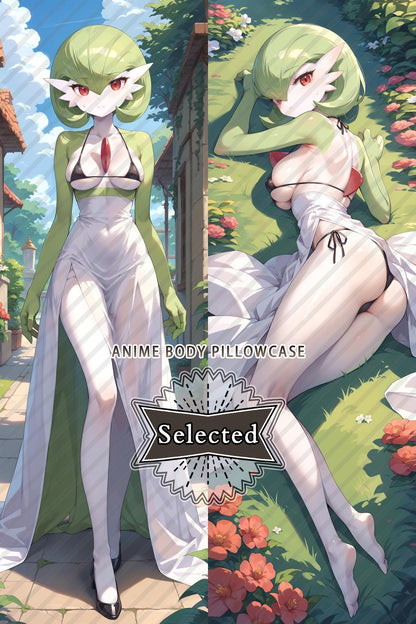 Pokémon Gardevoir Furry Split legs pillow Custom Dakimakura Body Pillows