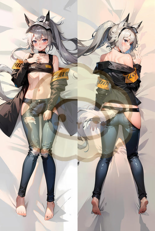 Arknights Grani Furry Split legs pillow Custom Dakimakura Body Pillows