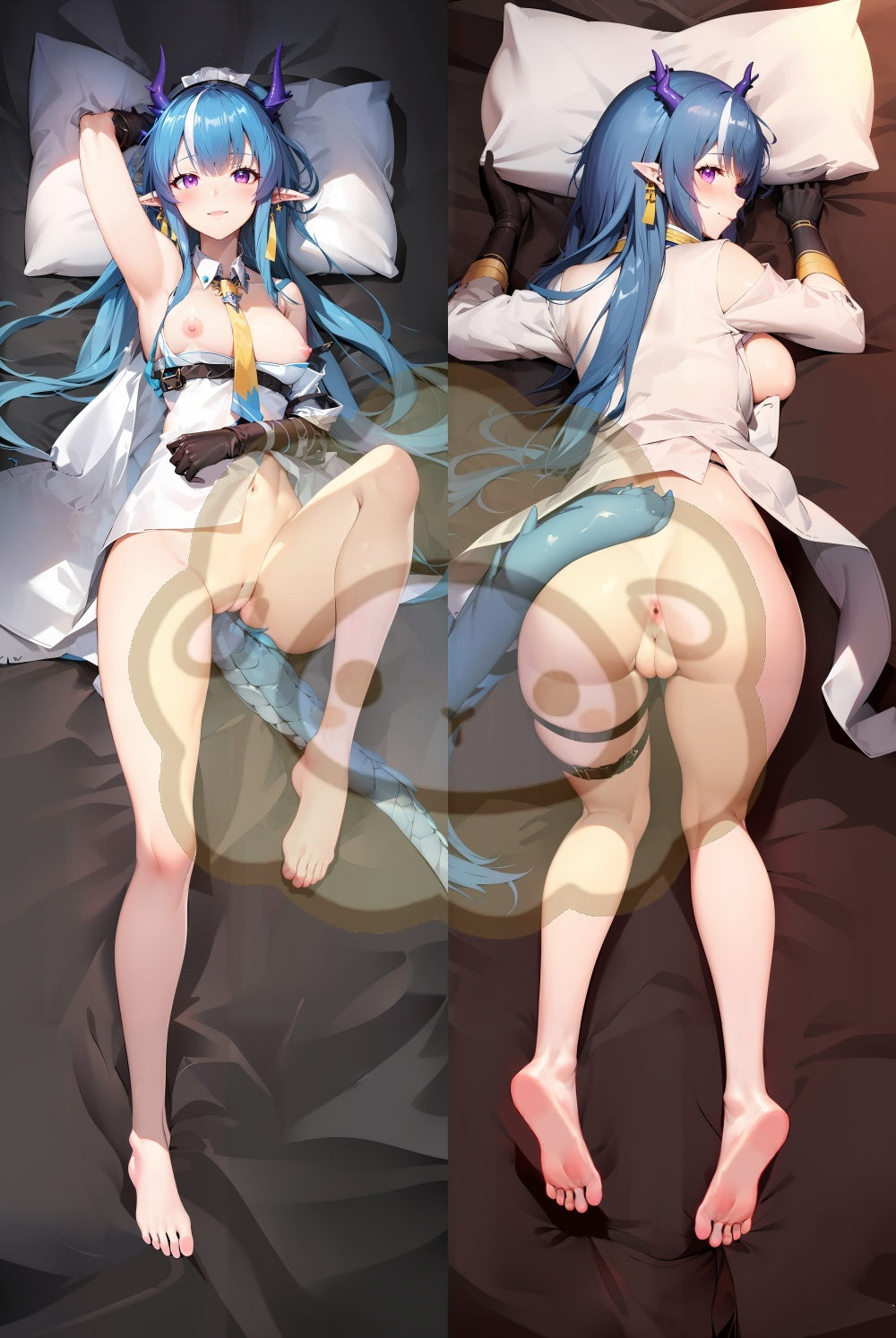 Arknights Ling Hugging body pillow