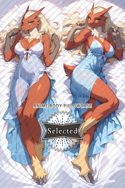 Pokémon Blaziken Furry Hugging body pillow Custom Dakimakura Body Pillows