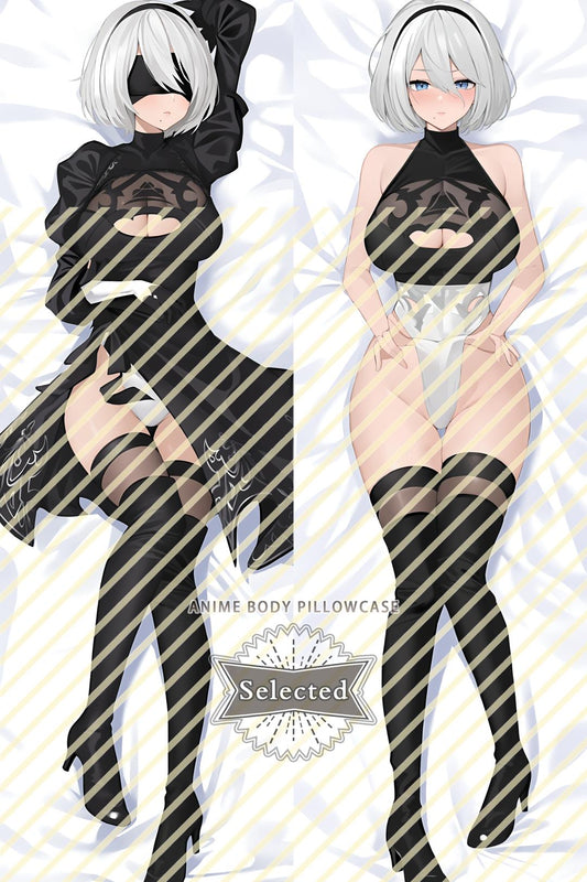 NieR: Automata YoRHa No.2 2B Hugging body pillow Custom Dakimakura Body Pillows