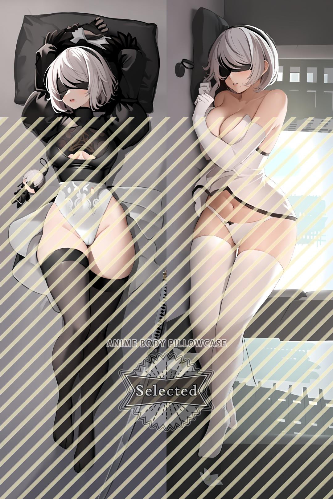 NieR: Automata YoRHa No.2 2B Hugging body pillow Custom Dakimakura Body Pillows