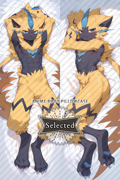 Pokémon Zeraora Furry Hugging body pillow Custom Dakimakura Body Pillows