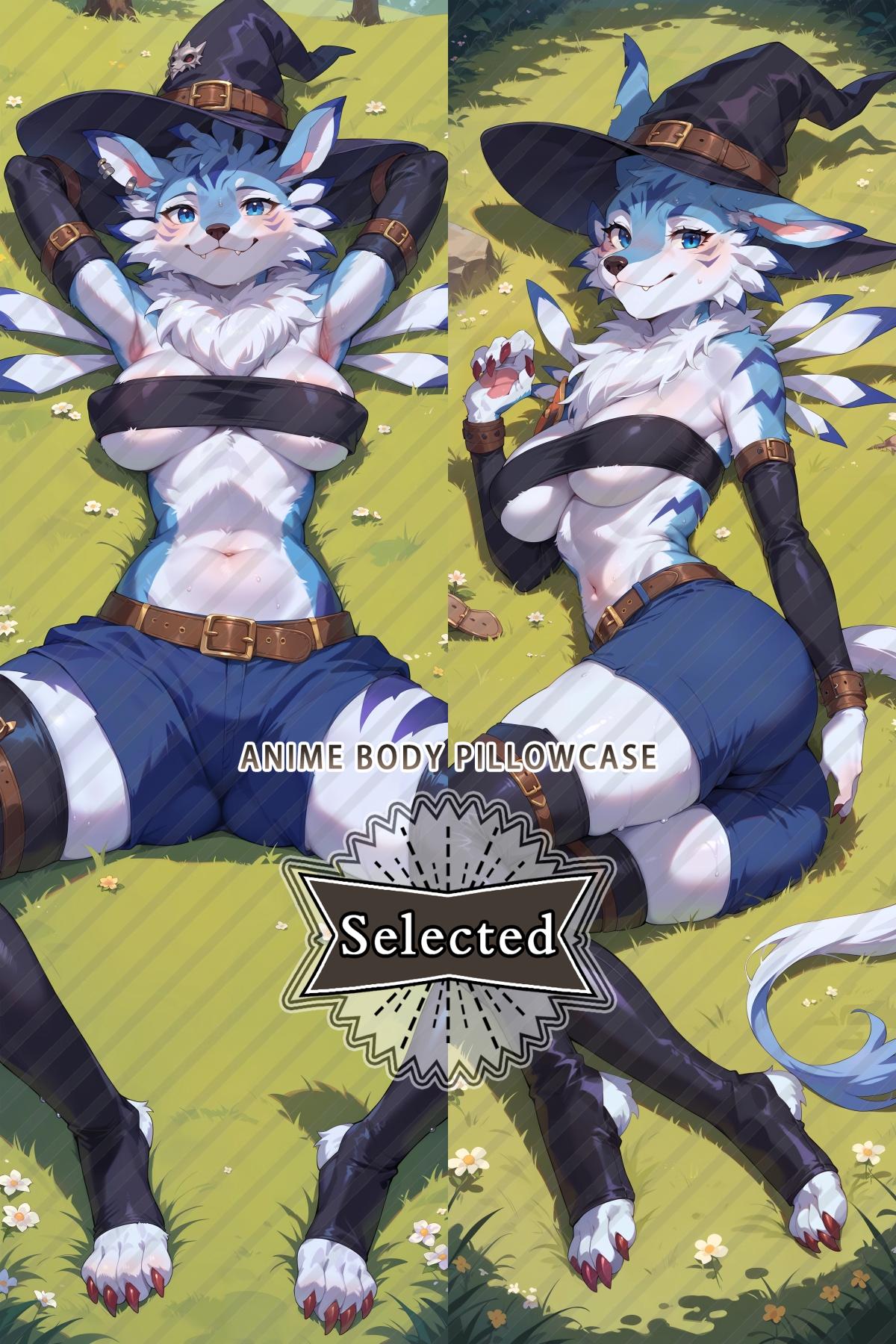 Digimon: Digital Monsters WereGarurumon Furry Split legs pillow Custom Dakimakura Body Pillows