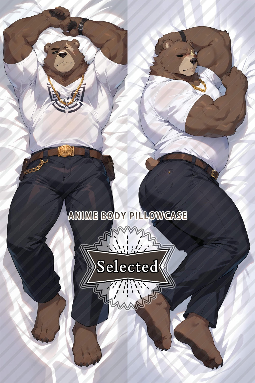 Zenless Zone Zero Ben Bigger Furry Split legs pillow Custom Dakimakura Body Pillows