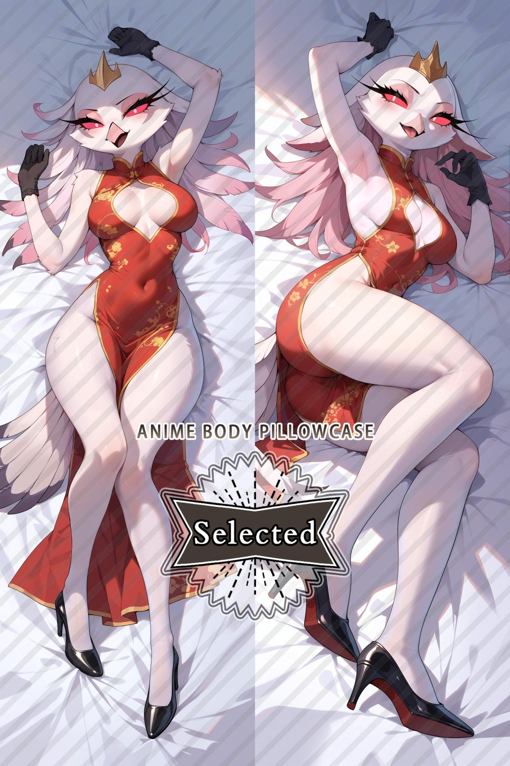 Helluva Boss Stolas Split legs pillow Custom Dakimakura Body Pillows