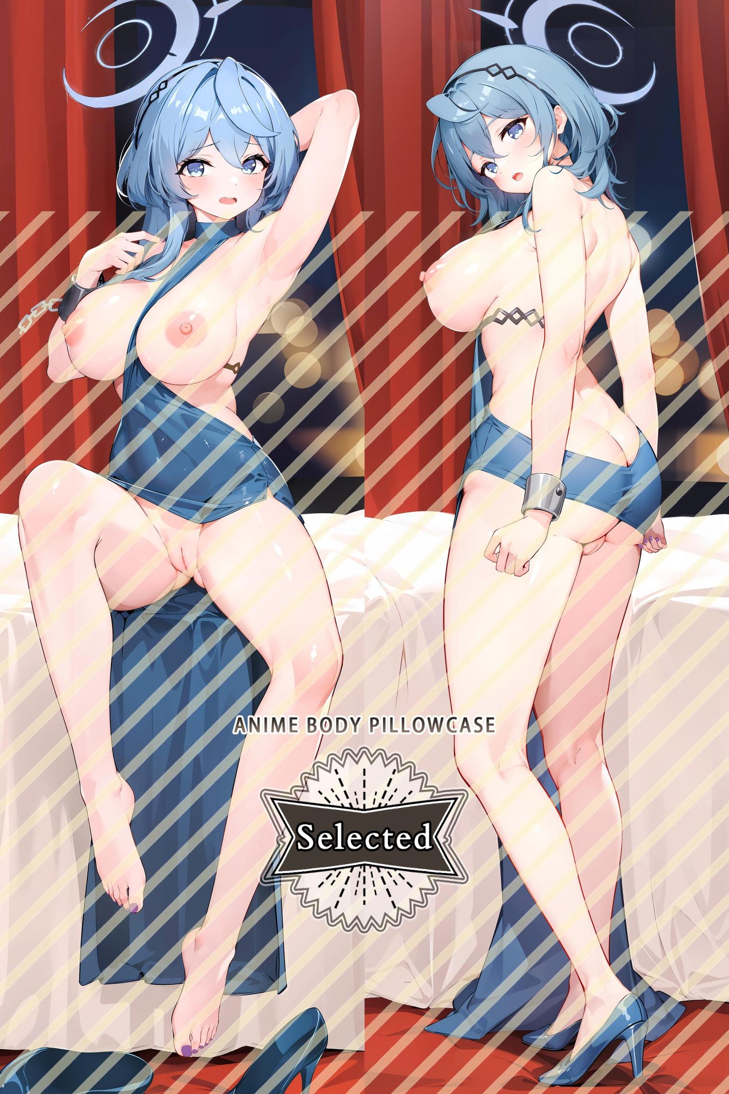 Blue Archive Amau Ako (Dress) Split legs pillow