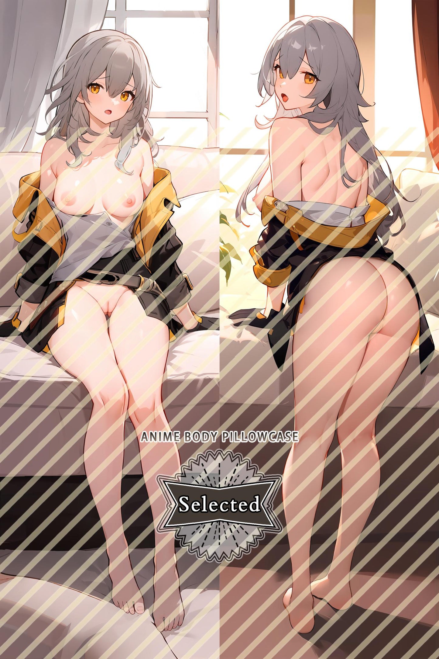 Honkai Series Trailblazer(Stelle) Split legs pillow Custom Dakimakura Body Pillows