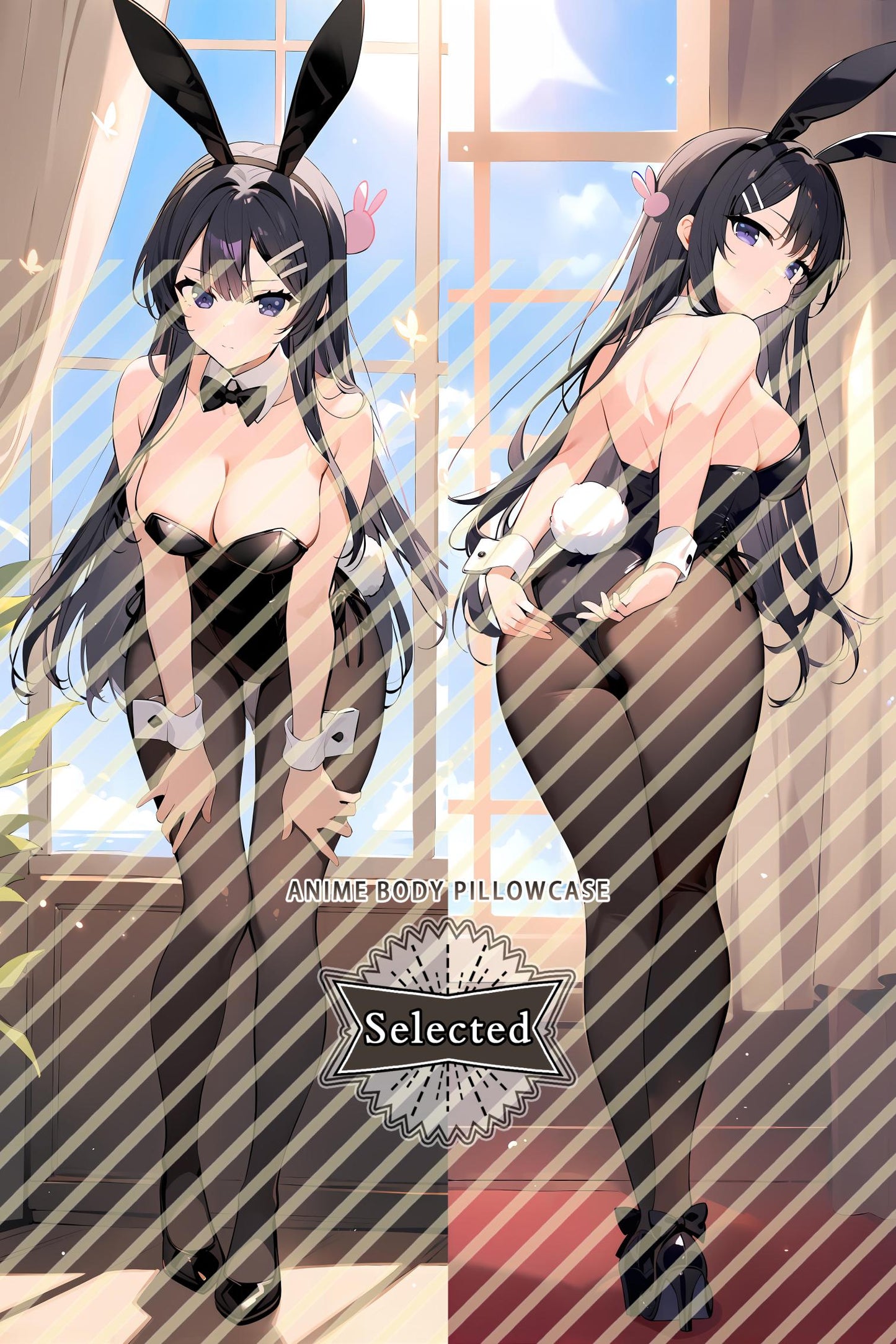 Rascal Does Not Dream of Bunny Girl Senpai Sakurajima Mai Split legs pillow Custom Dakimakura Body Pillows