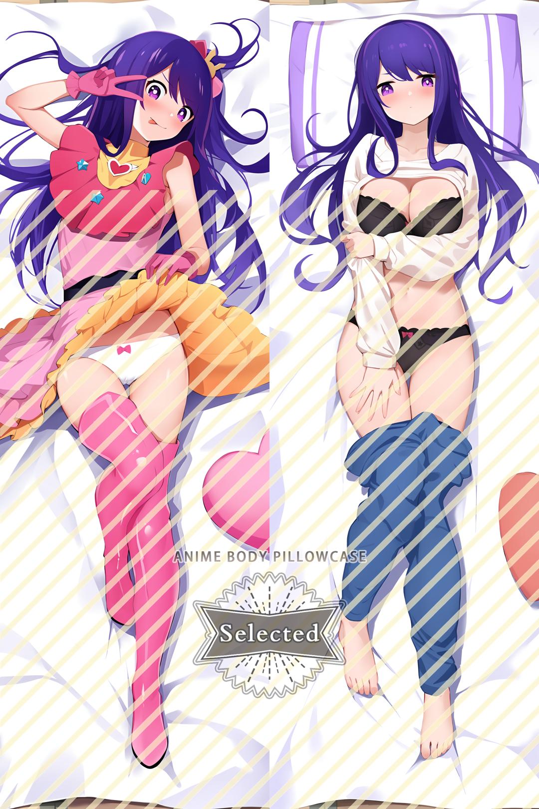 Oshi no Ko 推しの子 Hoshino Ai Split legs pillow Custom Dakimakura Body Pillows