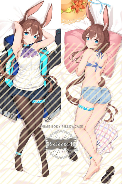 Arknights Amiya Furry Split legs pillow Custom Dakimakura Body Pillows