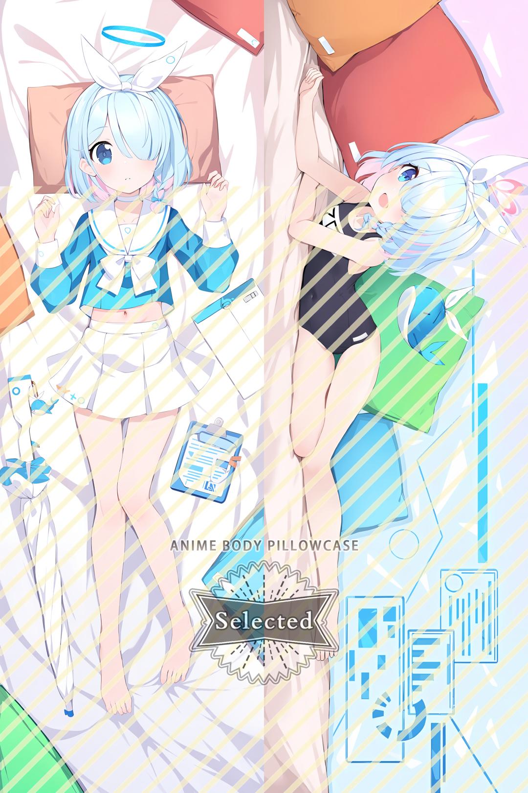 Blue Archive Arona Split legs pillow Custom Dakimakura Body Pillows