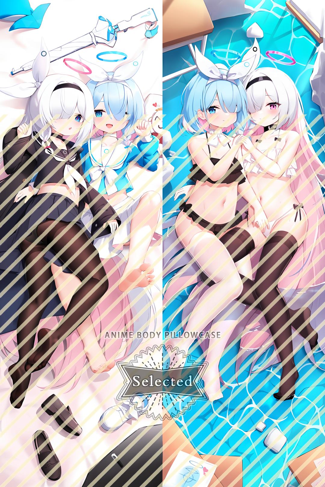 Blue Archive Arona & Plana Hugging body pillow Custom Dakimakura Body Pillows