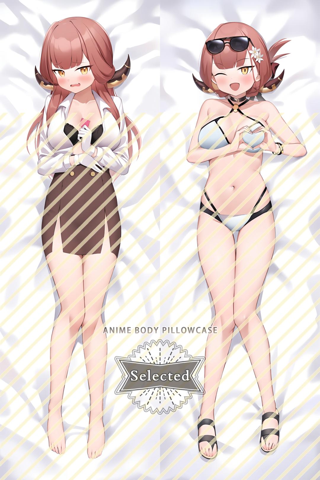 Blue Archive Rikuhachima Aru Split legs pillow Custom Dakimakura Body Pillows