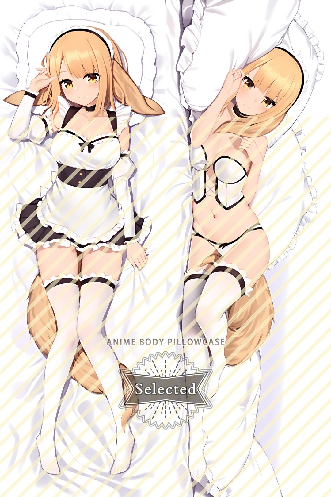 Original Character Berry Furry Split legs pillow Custom Dakimakura Body Pillows