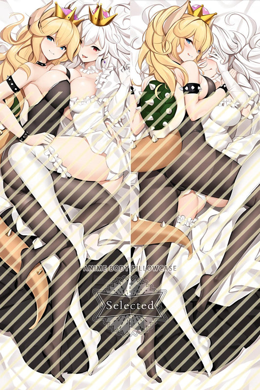 Original Character Bowsette & Booette Hugging body pillow Custom Dakimakura Body Pillows