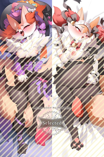 Original Character Braixen Furry Hugging body pillow Custom Dakimakura Body Pillows