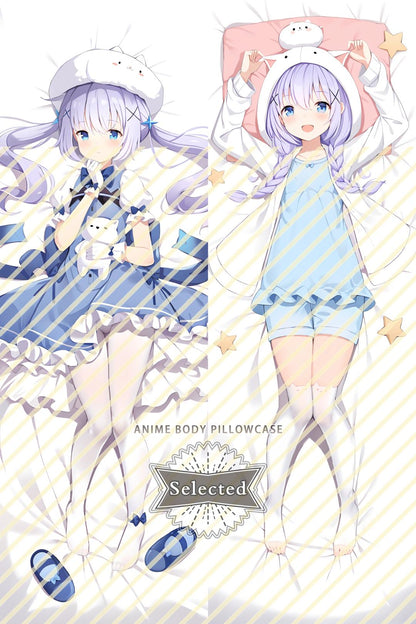 Is the Order a Rabbit? Kafuu Chino Hugging body pillow Custom Dakimakura Body Pillows