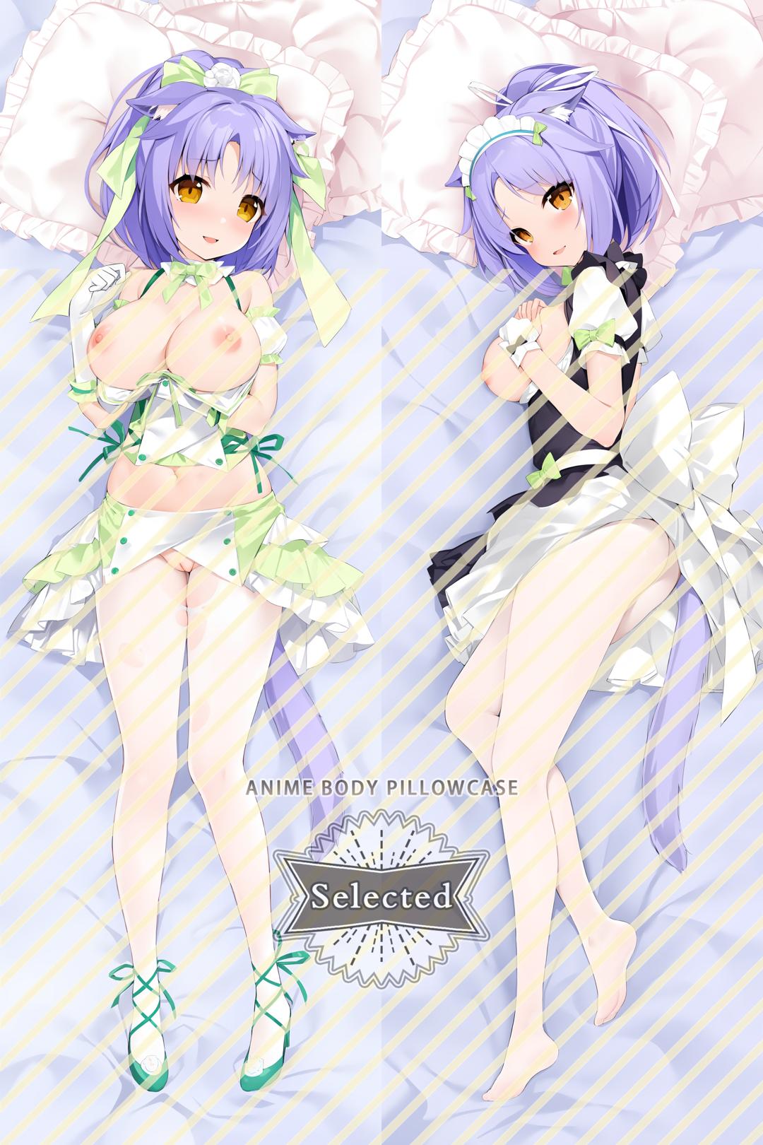 Nekopara Cinnamon Furry Split legs pillow Custom Dakimakura Body Pillows