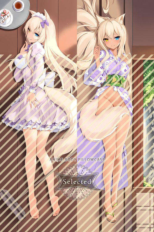 Nekopara Coconut Furry Split legs pillow Custom Dakimakura Body Pillows