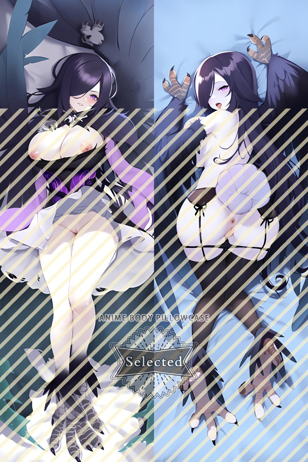 Original Character Crecenta Furry Split legs pillow Custom Dakimakura Body Pillows